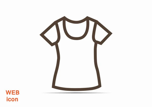 Ikony WWW T-shirt — Wektor stockowy
