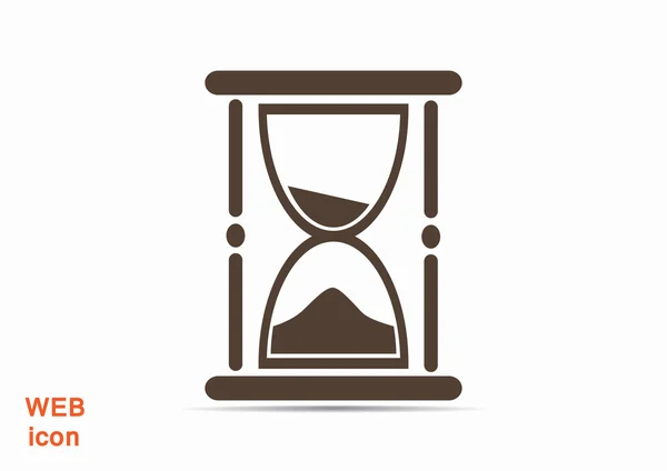 Sand clock web icon — Stock Vector