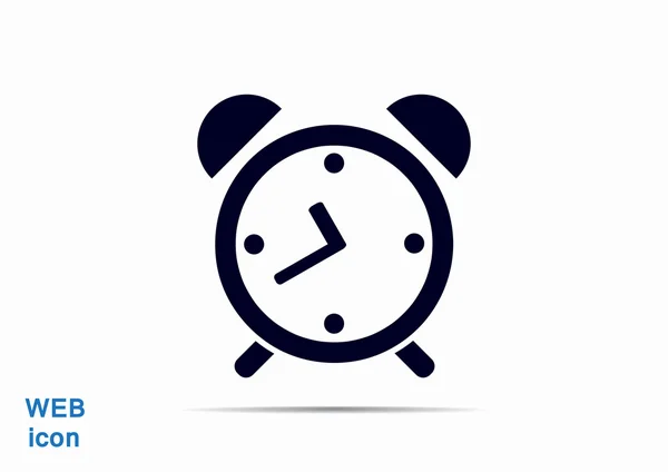 Reloj despertador icono web — Vector de stock