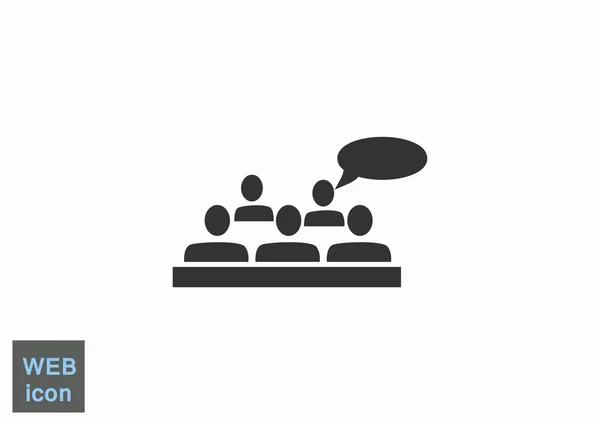 Grupo de personas icono — Vector de stock