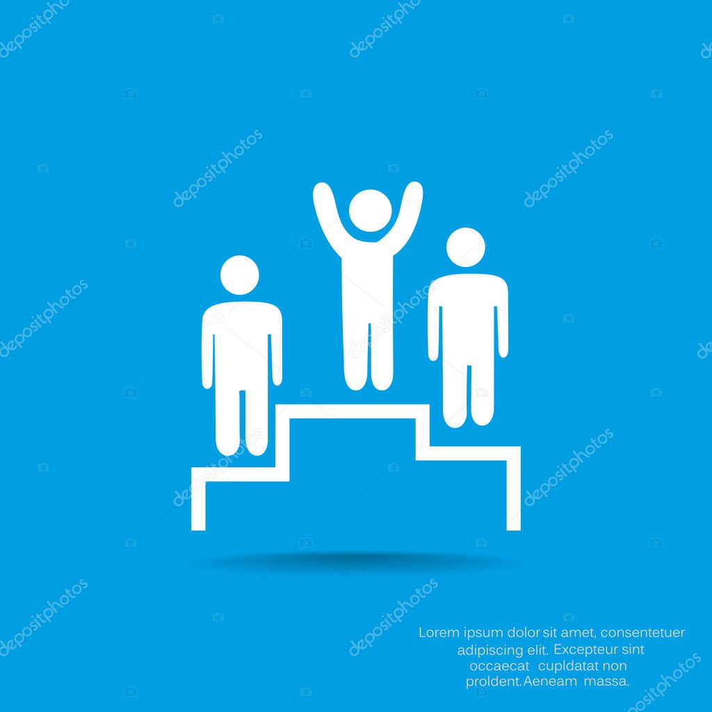 Simple award icon. Vector illustration