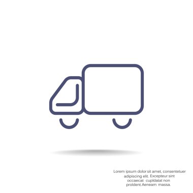 Basit kamyon web simgesi