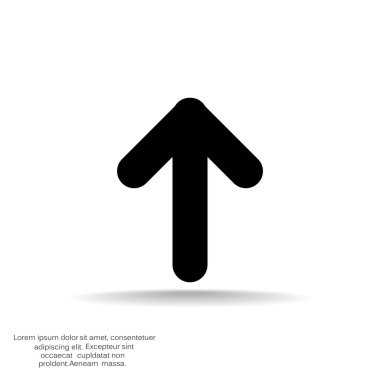 Ok yukarı Web simgesi