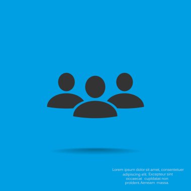 Grup insanların web simgesi