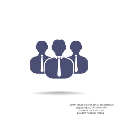 Grup insanlar basit web simgesi