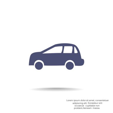 basit araç simgesini