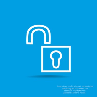 açılan kilit simgesi