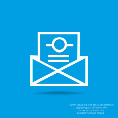 düz e-posta simgesi