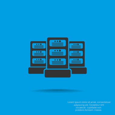 Veri sunucuları web simgesi