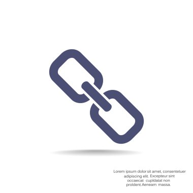 Basit zincir web simgesi