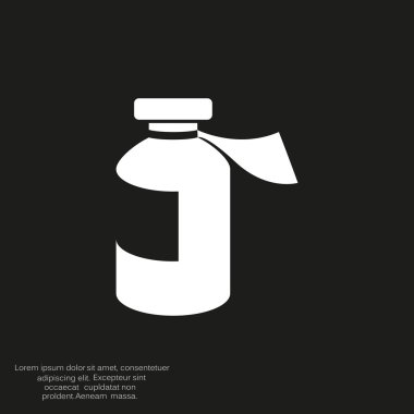Tıp şişe web simgesi