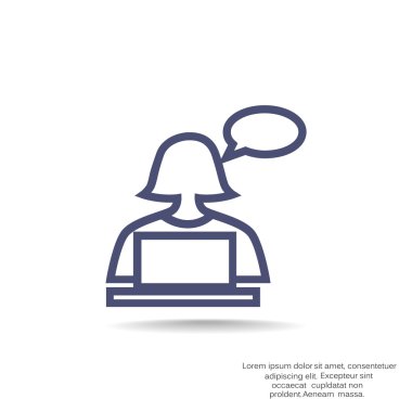 Video konferans simgesi