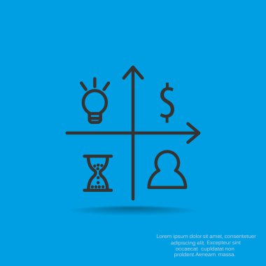 İş ile grafik simgesini simgeleri