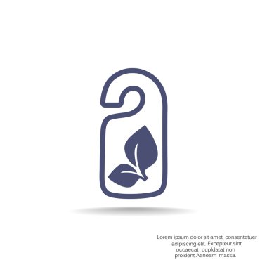 Eko etiket simge asılı