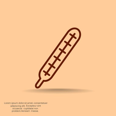 medikal termometre web simgesi