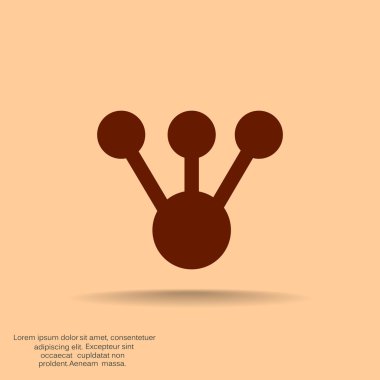 Moleküler bileşik web simgesi