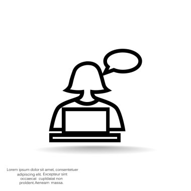 Video konferans simgesi