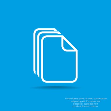 Dosyaları veya belgeleri web simgesi