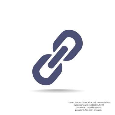 Basit zincir web simgesi