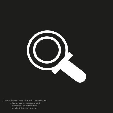 Basit büyüteç simgesini