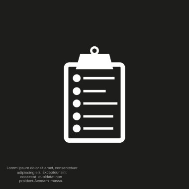 Pano basit simgesine listesi