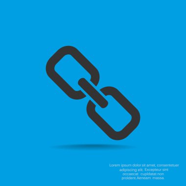 Basit zincir web simgesi