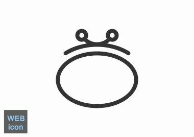 Basit cüzdan web simgesi