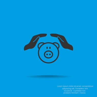 El simgesi ile Piggy banka