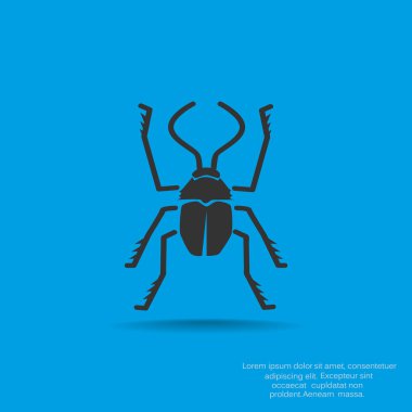 Anahat böceği böcek simgesiyle