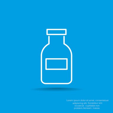 Tıp şişe web simgesi