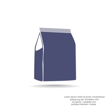 Kağıt ürün paketi web simgesi