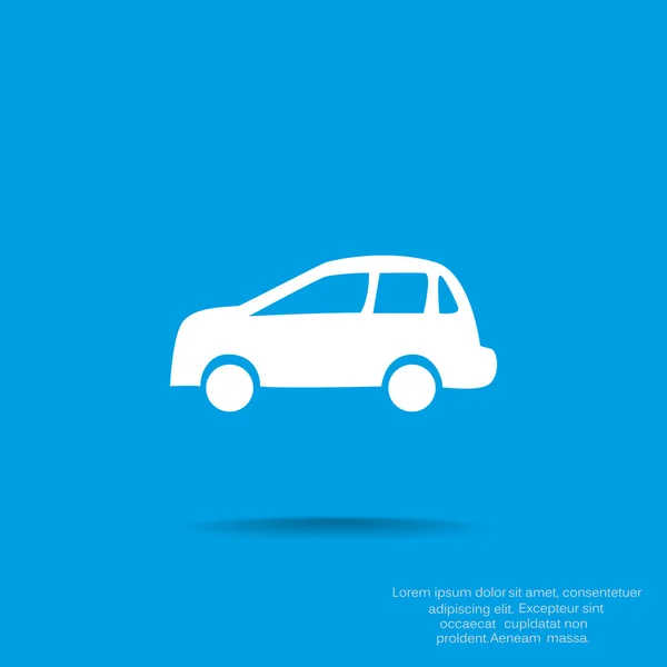 Simple car icon — Stock Vector