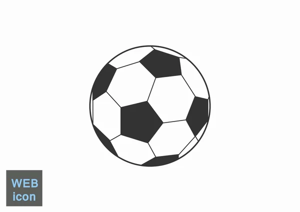 Futbol topu web simgesi — Stok Vektör