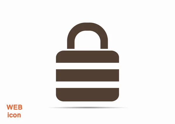 Lock web icon — Stock Vector