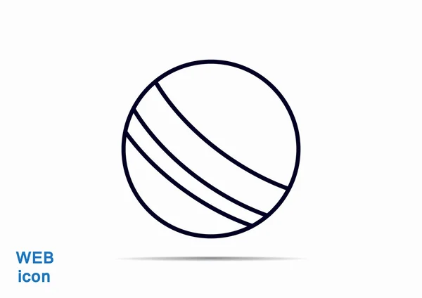 Ikona webové Beach ball — Stockový vektor