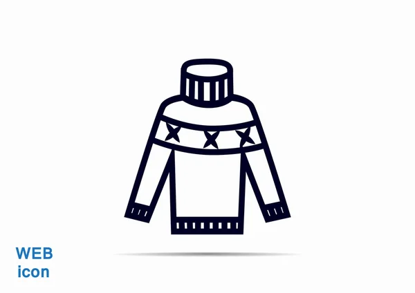 Suéter icono web — Archivo Imágenes Vectoriales