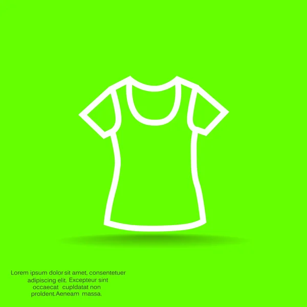 T-shirt web icon — Stock Vector