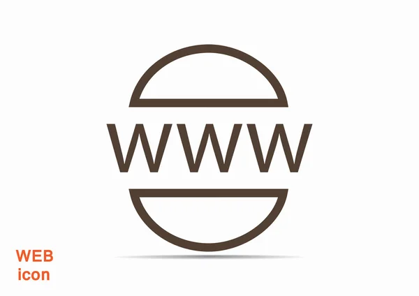 Www web icon — Stock Vector