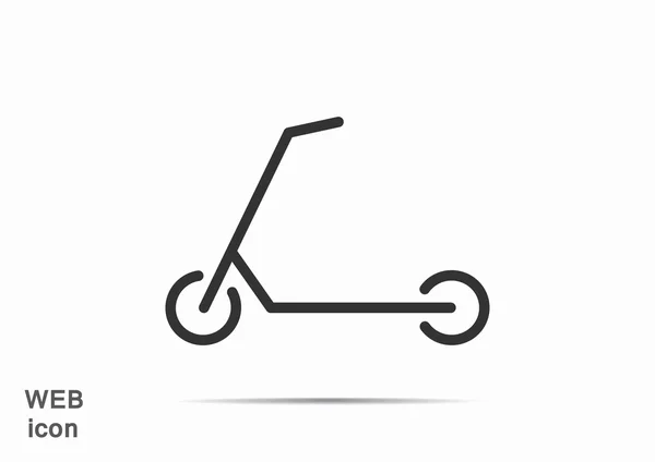 Scooter para crianças ícone — Vetor de Stock