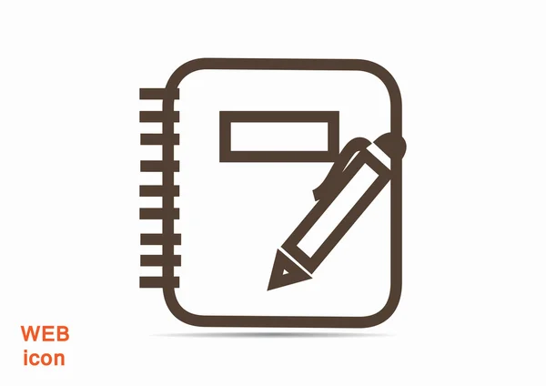 Pen över anteckningar — Stock vektor