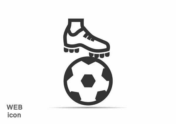 ボールとサッカー ブート — ストックベクタ