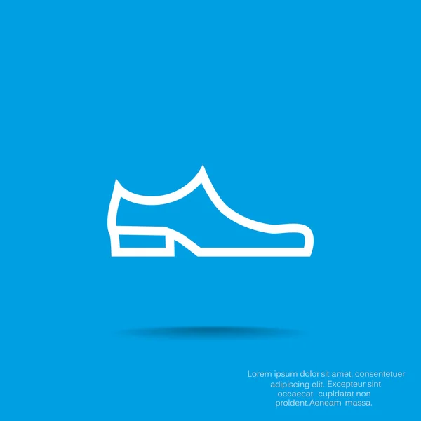 Εικονίδιο web παπούτσι — Διανυσματικό Αρχείο