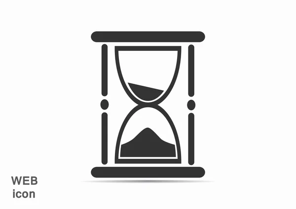 Reloj de arena icono web — Vector de stock