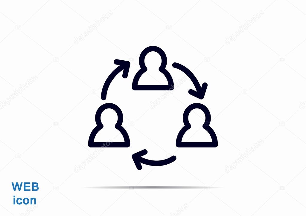 Communication symbol web icon Stock Vector Image by ©LovArt 122333446