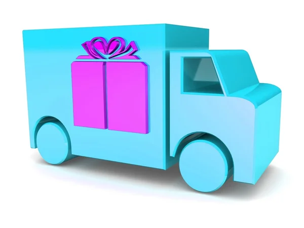 Camion giocattolo colorato — Foto Stock