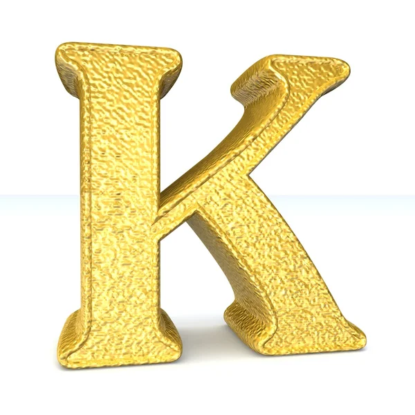 Single K alphabet letter — Stock Photo, Image