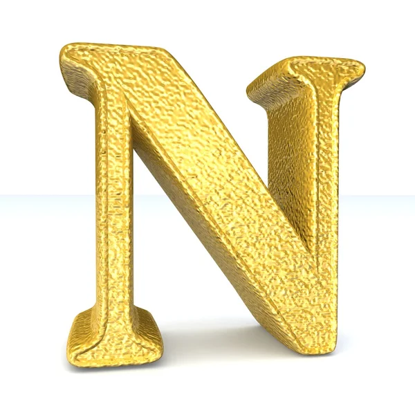 Single N alphabet letter — Stock Photo, Image