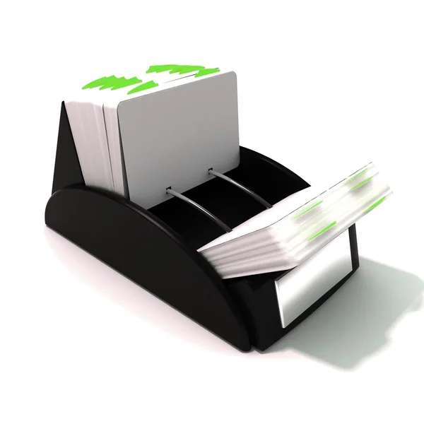 Plastic paper holder — Stock Photo, Image