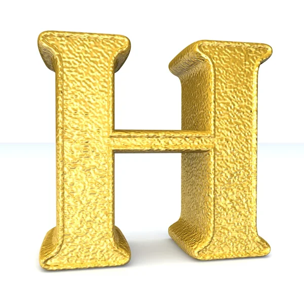 단일 H 알파벳 편지 — 스톡 사진