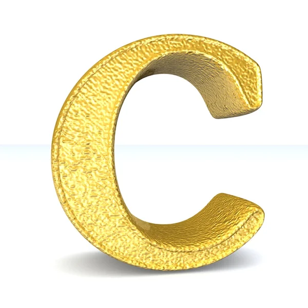 Single C alphabet letter — Stock Photo, Image